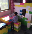 indoor playground blocks building toy