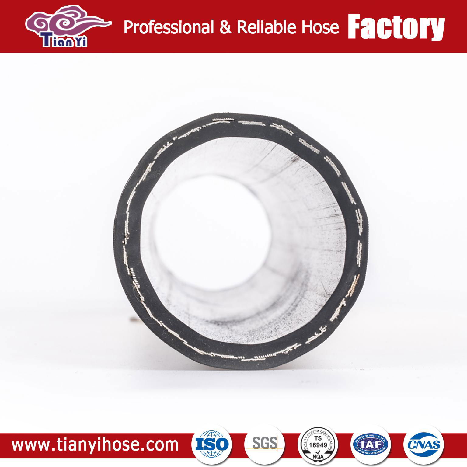 Medium pressure braided rubber hydraulic hose 2