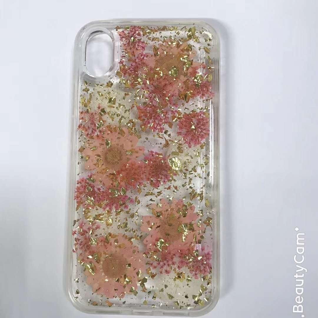 High quality shinny flower cover case for Iphone XS Max  XR  XS X 7/8Plus 7/8 6s 5