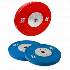 LBS & KG Marking Natural Rubber Competition Bumper Plate