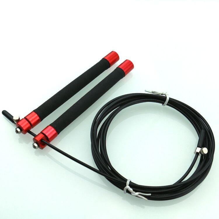 Metal Bearing Aluminum Handle Cable Wire Speed Jump Rope 2