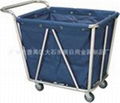 stainless steel bed linen cart wholesale 1