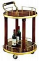 high quality wooden liquor trolley 2