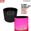 flexible led display for cylinder with HD clear effect ADE TECH 2