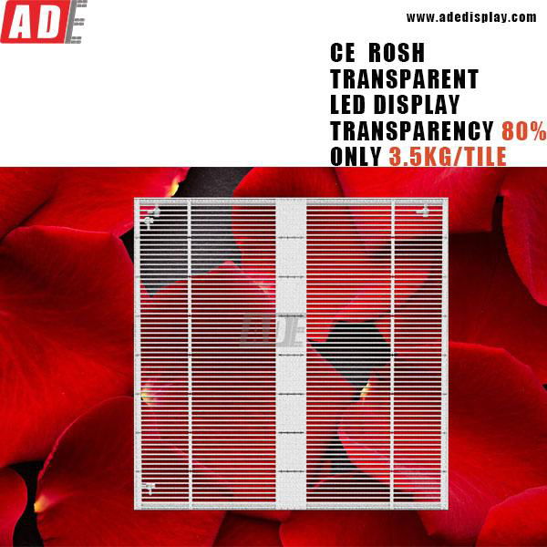 Indoor transparent led display screen ADE TECH 2