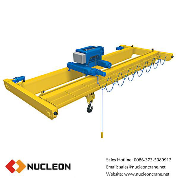 Nucleon Hot Sale 50 ton Wheel Overhead Crane 4