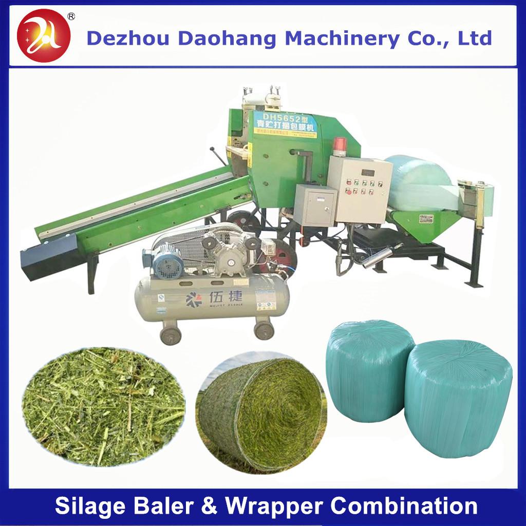 Automatic Silage  Baler and Wrapper Combination