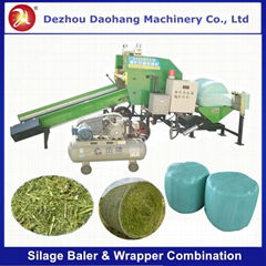 Automatic Silage  Baler and Wrapper