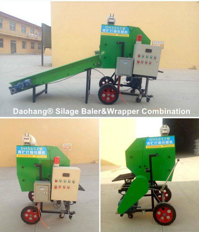 Automatic Silage  Baler and Wrapper Combination 2