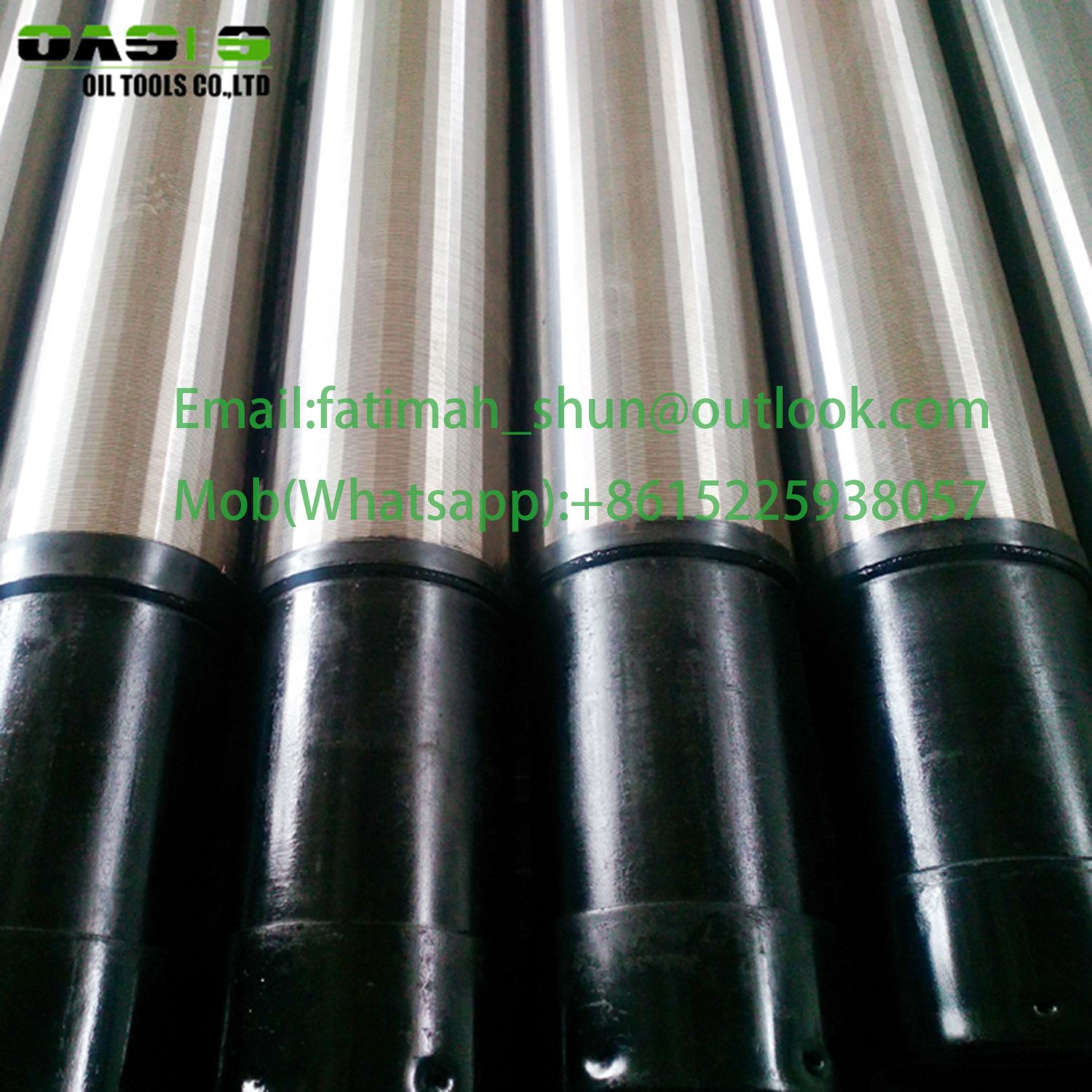 perforated filter tubes stainless steel well screen and pipe based round tubing 4