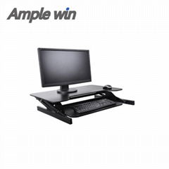 Wholesaler CE ROHS laptop computer sit and stand desk