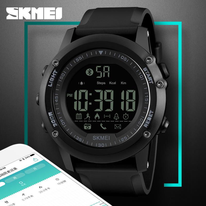 Men’s Digital Sports Watch big Dial Digital LED Backlight Alarm Countdown 4