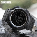 Skmei 1300 popular sports wrist wacth with Digital movement and EL backlight for