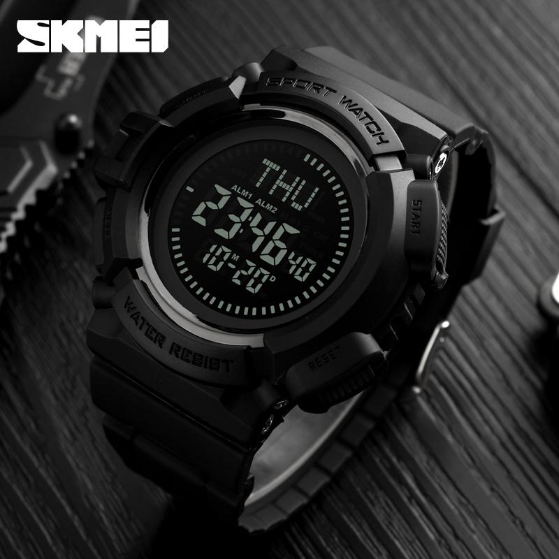 Skmei 1300 popular sports wrist wacth with Digital movement and EL backlight for 3