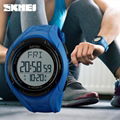 Skmei 1315 digital watch black color simple design with customer logo ABS case w