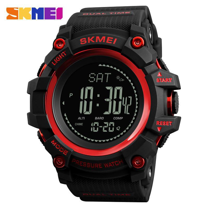 2018 New Skmei Watch men Fashion digital multifuctional Wristwatch With compass 