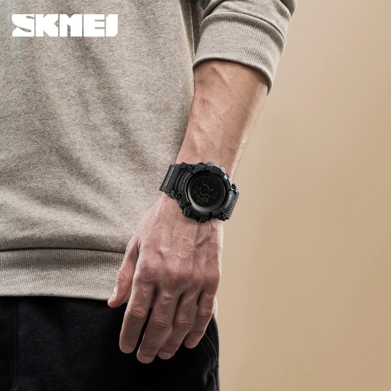 2018 New Skmei Watch men Fashion digital multifuctional Wristwatch With compass  5