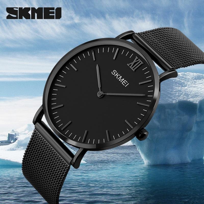 skmei 1181 quartz movement round dial gold wrist watch design your own watch 4