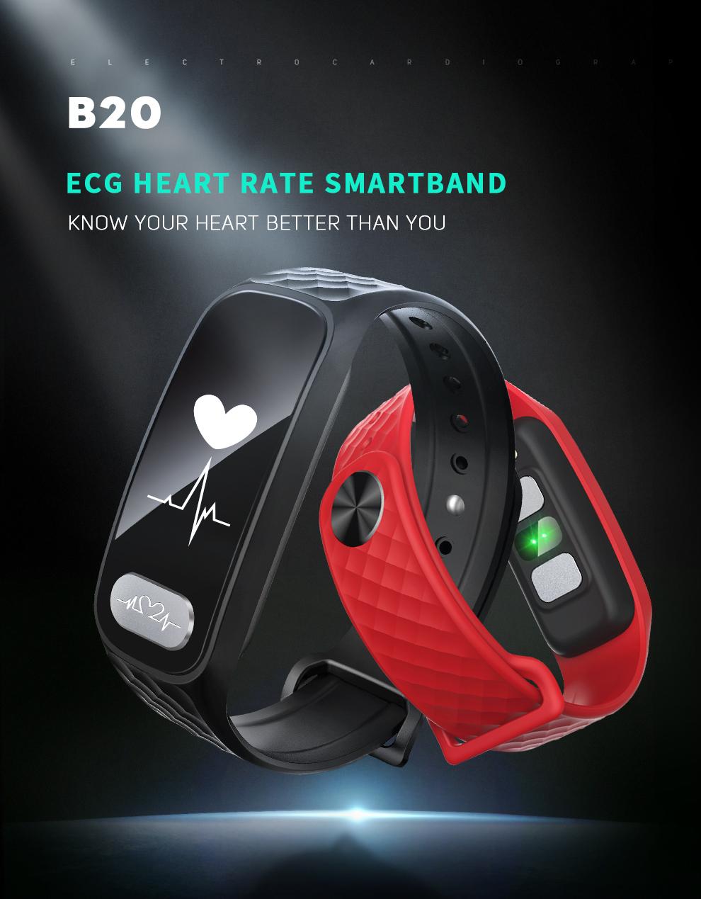 ECG heart rate blood presure sleep data remote camera diver smart bracelet watch