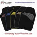 4PCS No Skid Universal Size PVC Car Floor Mats