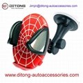 Spiderman pattern ABS material car mobible holder