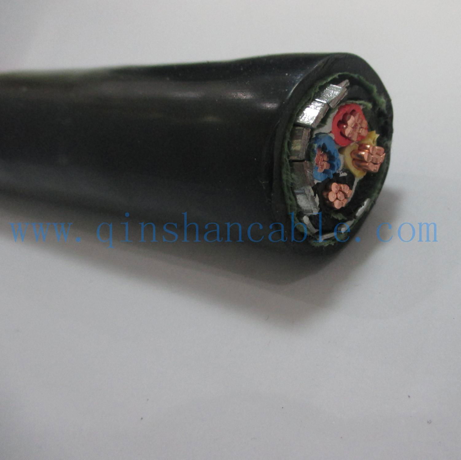 Copper Conductor PVC Insulated PVC Sheathed Electric Cable 3