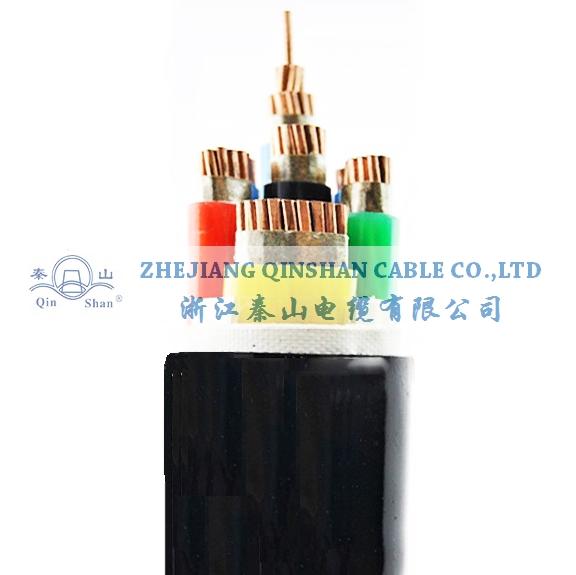 (4+1) Copper Conductor XLPE Insulated PVC Sheathed Electric Cable