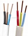 BVVB Solid Copper Conductor PVC Sheathed Multi-Cores Flat Cable