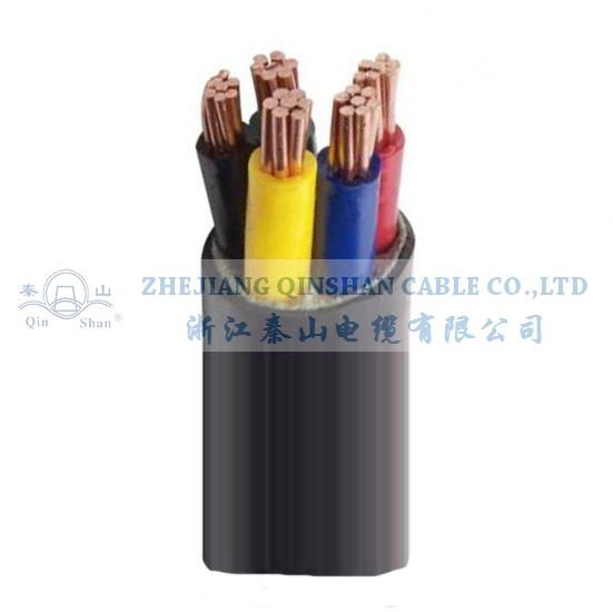 Copper Conductor PVC Insulated and Sheathed Electric Cable 3