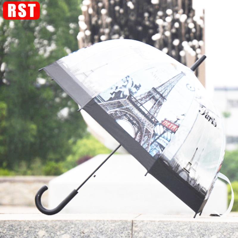 RST brand new product latest fashion design straight wholesale clear umbrella ho 2