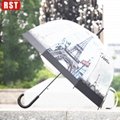 RST brand new product latest fashion design straight wholesale clear umbrella ho 2