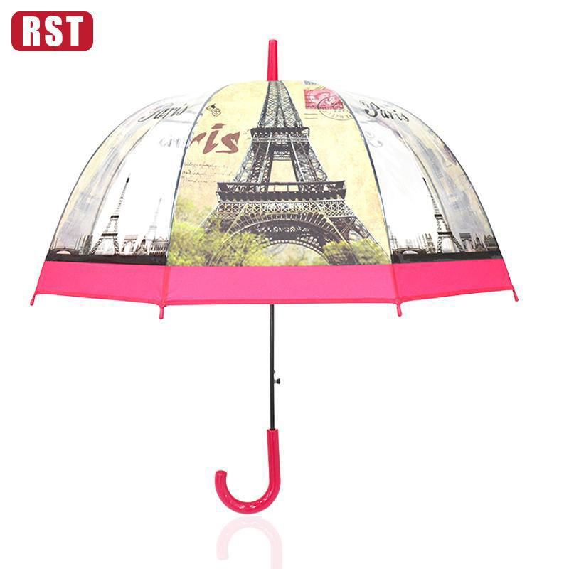 RST brand new product latest fashion design straight wholesale clear umbrella ho 3