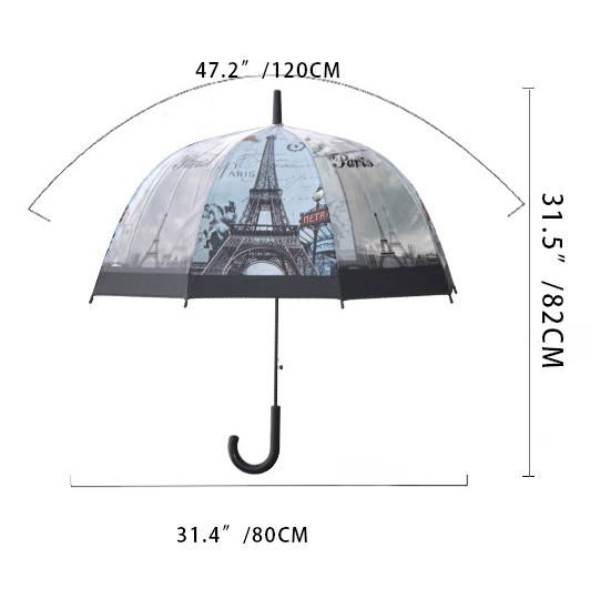 RST brand new product latest fashion design straight wholesale clear umbrella ho 5