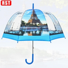 RST brand new product latest fashion design straight wholesale clear umbrella ho