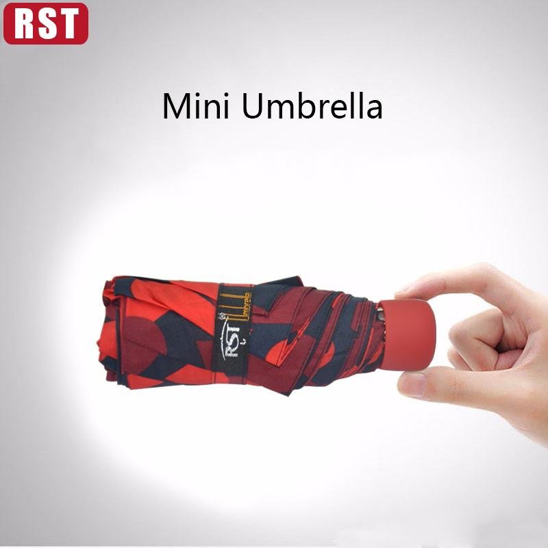 RST brand new design five folding umbrella high quality chinese supplier mini um