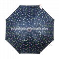 RST new style auto open colorful star design change color when wet umbrella 3