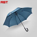 RST outdoor plaid UV protection straight umbrella windproof umbrella big size 1