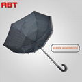 RST outdoor plaid UV protection straight umbrella windproof umbrella big size 5