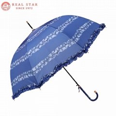 RST best chinese wholesalers fiberglass lace umbrella handheld parasol long umbr