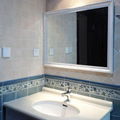 2mm double coated framed aluminum mirror for bathroom 4