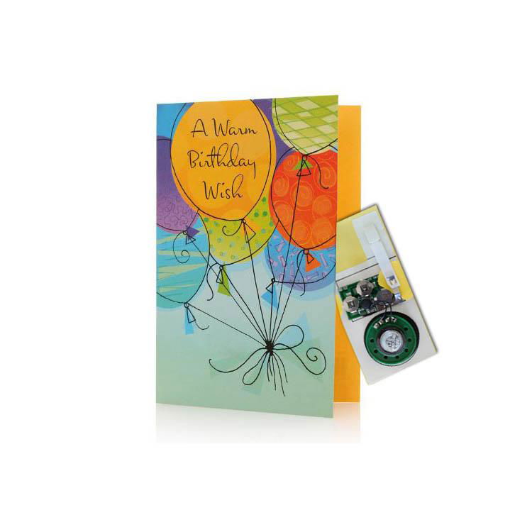 Promotion Musical Birthday Music Greeting Cards 5