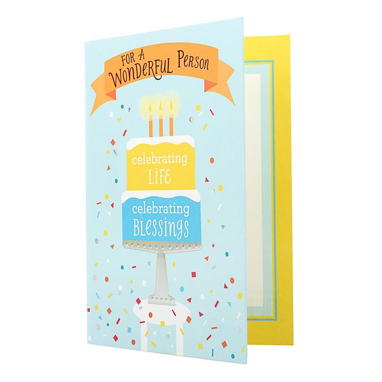 Popular best selling cheap price thanks music greeting card 2