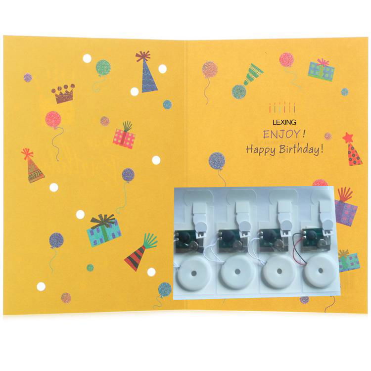Chinese supplier best sales low cost wedding birthday music greeting card 4