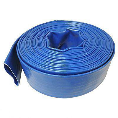 Blue pvc agricultural water discharge lay flat hose 4