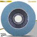 4.5 inch PEGATEC inox polishing wheel with MPA EN12413 abrasive flap wheel