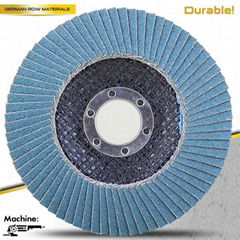 4.5 inch PEGATEC inox polishing wheel with MPA EN12413 abrasive flap wheel