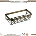 Euramerican Style Wall Mounted Gold Color Bathroom Storage Baskets Royal 5 Star 