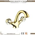 High Quality Brass Decorative Rose Gold Water Tap with Long Neck 5