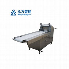 Dough sheet dividing and shapping machine