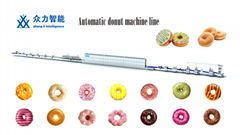 full automatic Donut dough belt machine line